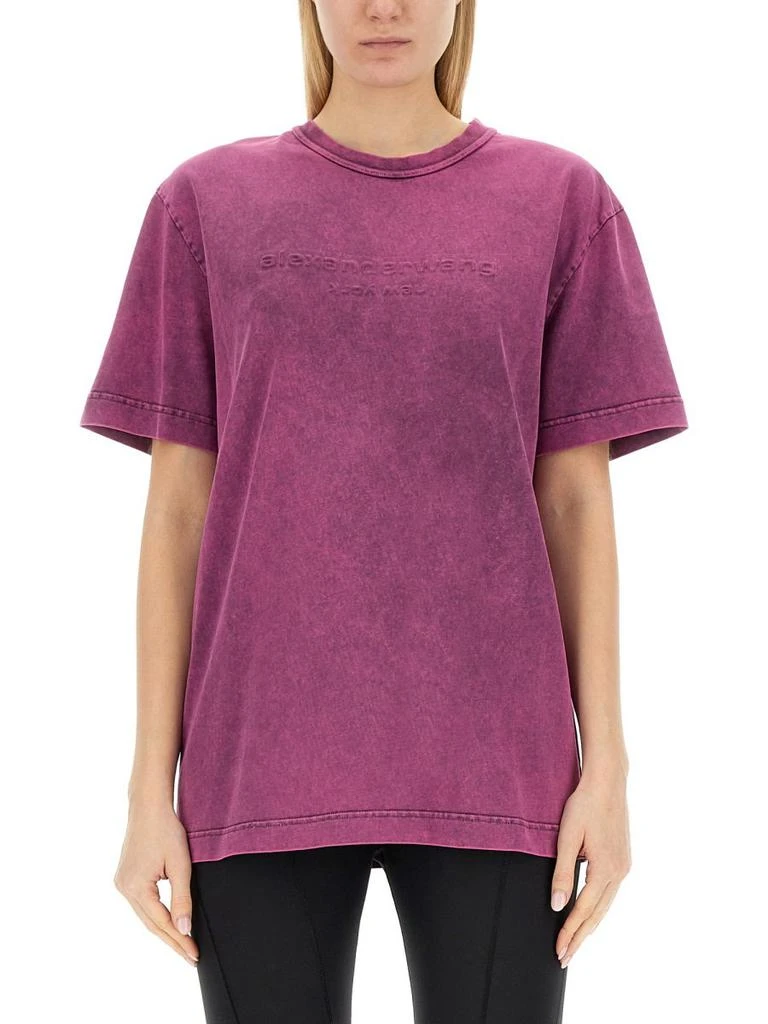 商品Alexander Wang|Alexander Wang Crewneck Short-Sleeved T-Shirt,价格¥1804,第1张图片