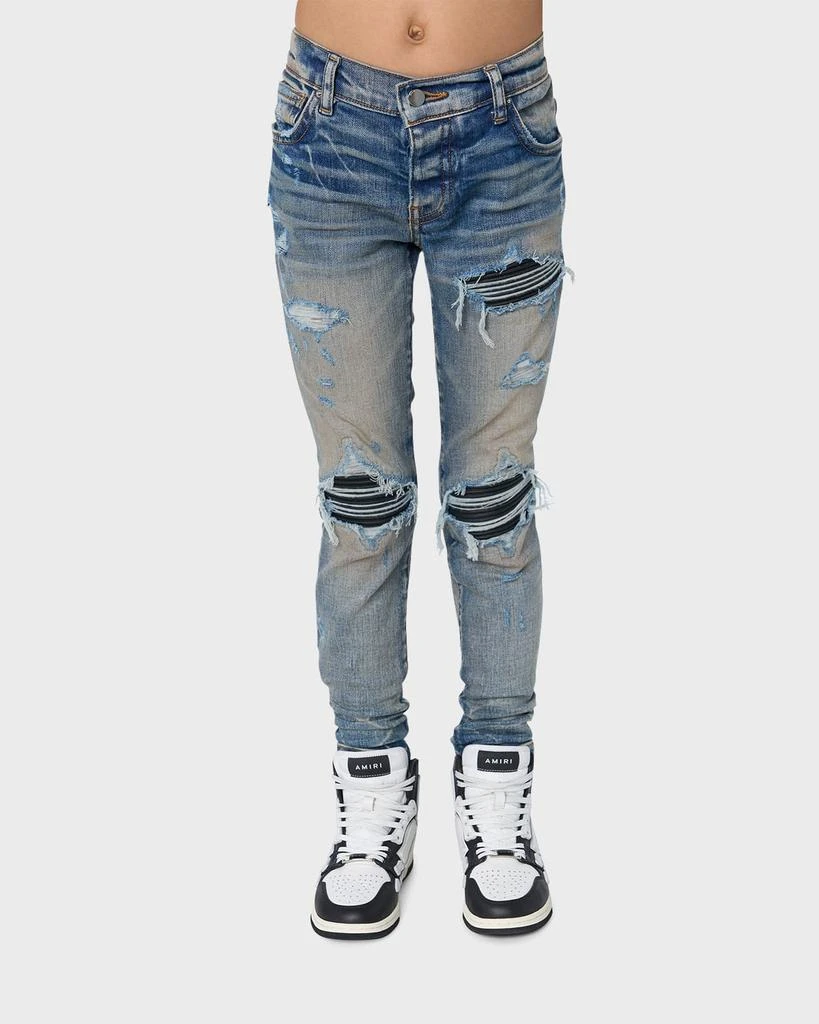 商品AMIRI|Kid's MX1 Distressed Denim Jeans, Size 4-12,价格¥2852,第1张图片