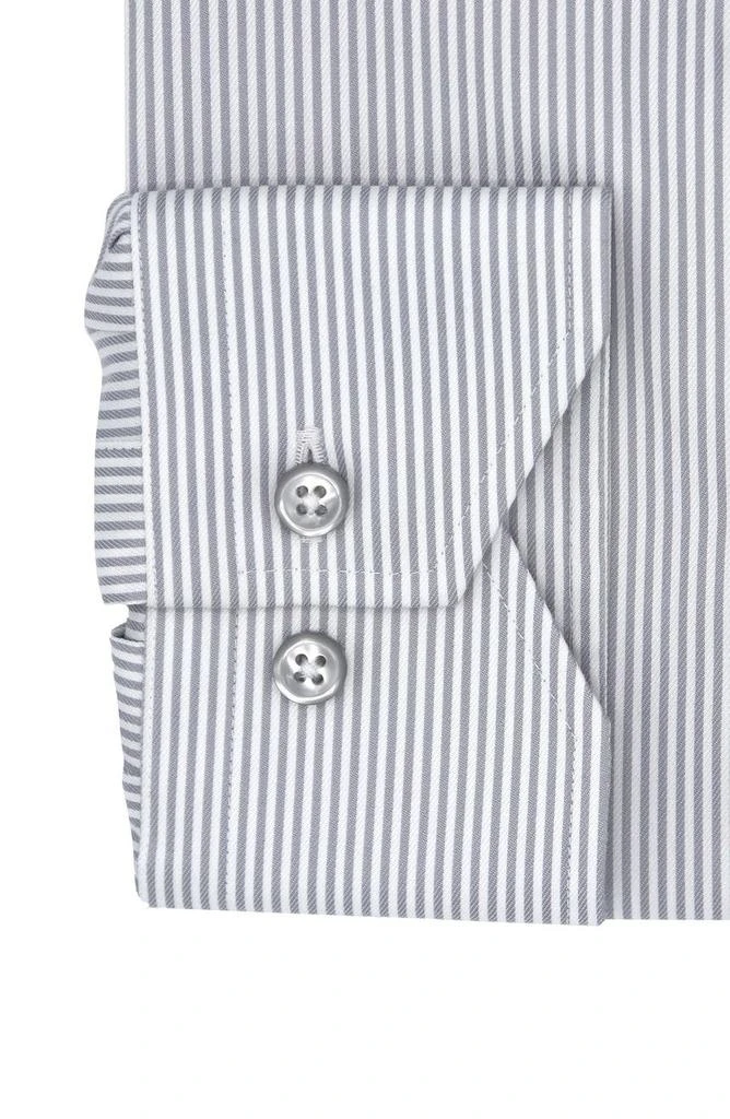 商品Lorenzo Uomo|Trim Fit Textured Stripe Dress Shirt,价格¥410,第2张图片详细描述