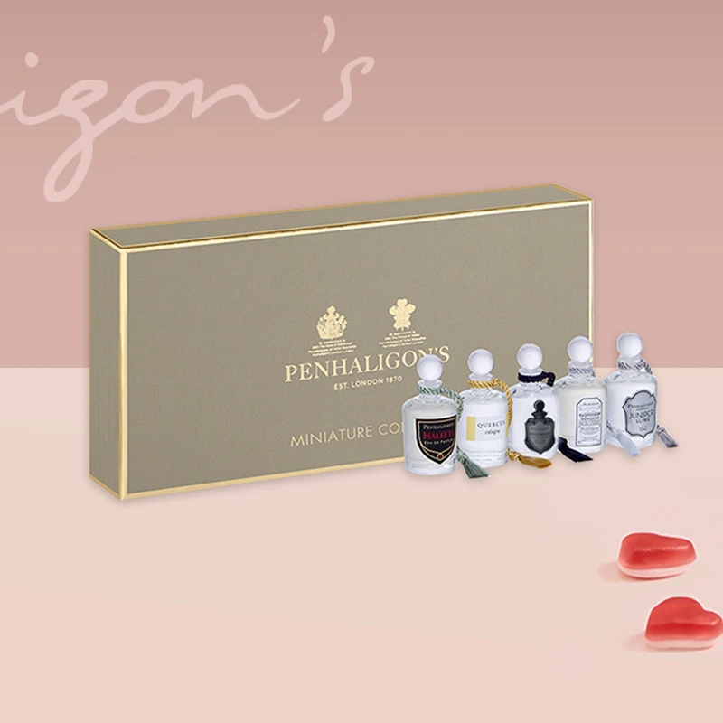 商品Penhaligon's|潘海利根 绅士香氛迷你瓶礼盒Q香小样香水 5ml*5情人节礼盒,价格¥428,第1张图片