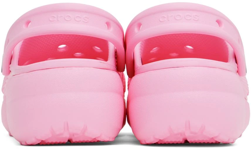 商品Crocs|Pink Classic Platform Clogs,价格¥320,第2张图片详细描述