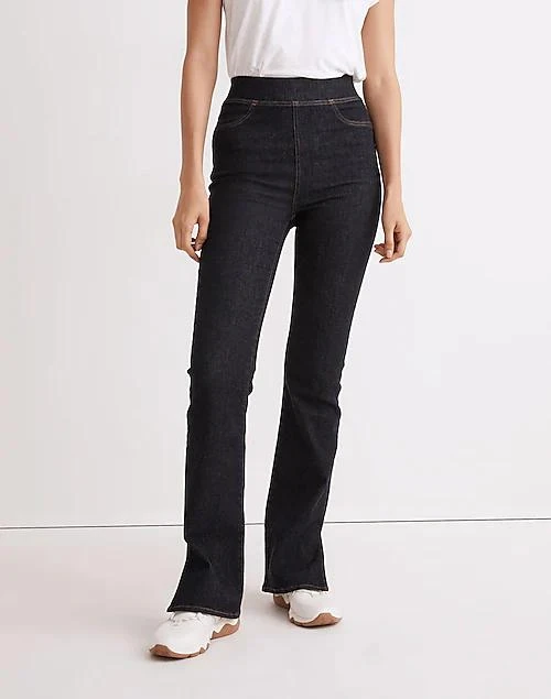 Pull-On Skinny Flare Jeans in Havenley Wash 商品