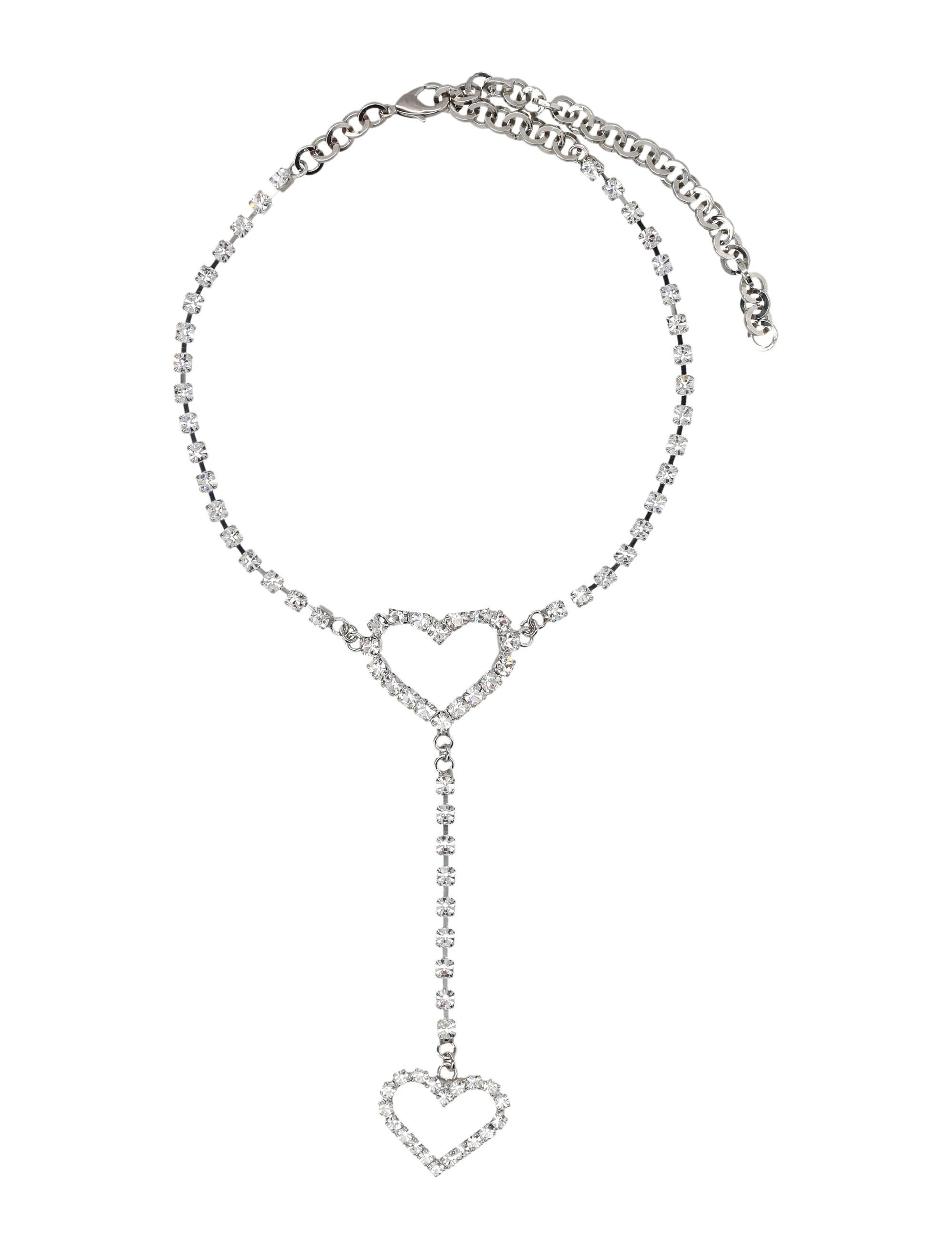 商品【商品预售7天】 Alessandra Rich|Alessandra Rich 女士手链手镯 FABA2807J004001 银色,价格¥1227,第1张图片