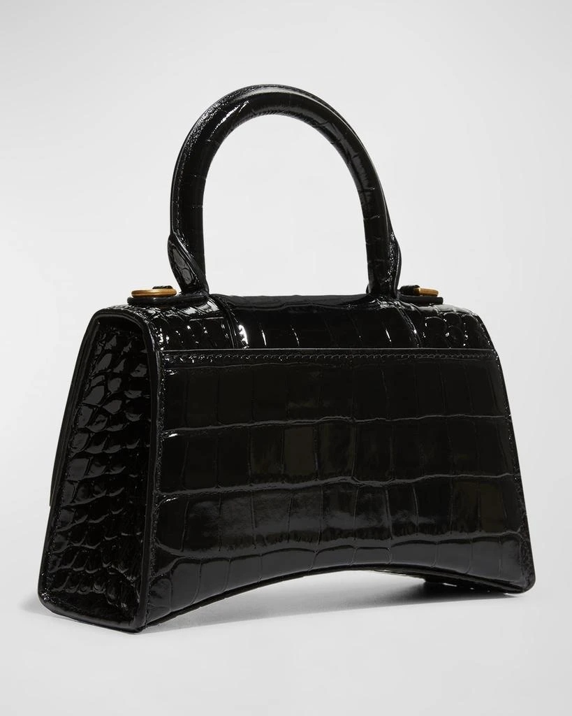 商品Balenciaga|Hourglass XS Crocodile-Embossed Top-Handle Bag,价格¥21862,第3张图片详细描述