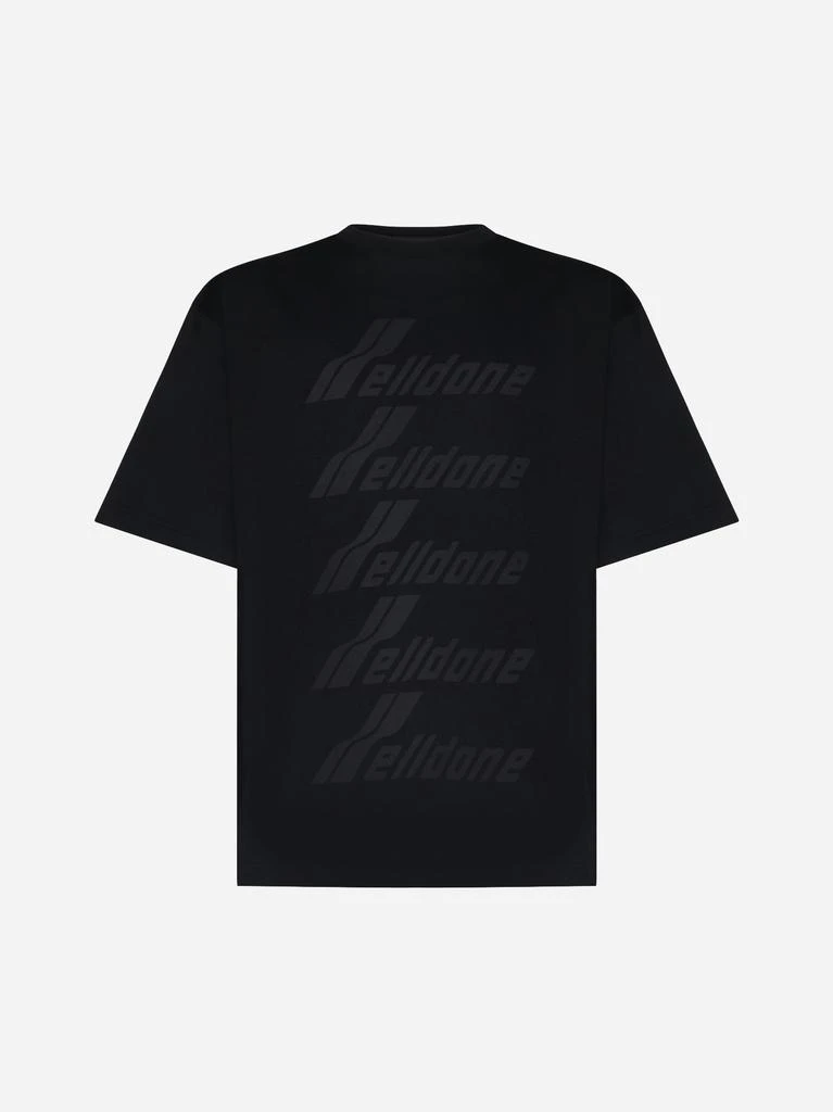 商品We11done|Logo print cotton t-shirt,价格¥1578,第1张图片