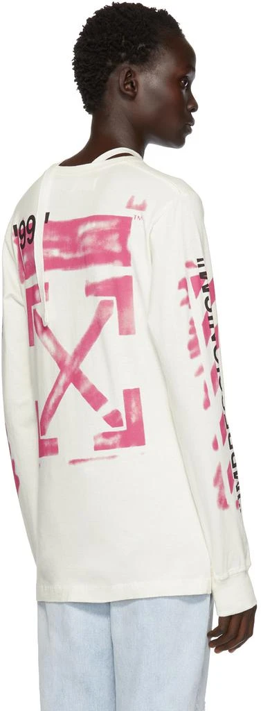 商品Off-White|Off-White Diag Stencil Long Sleeve T-Shirt,价格¥2048,第3张图片详细描述