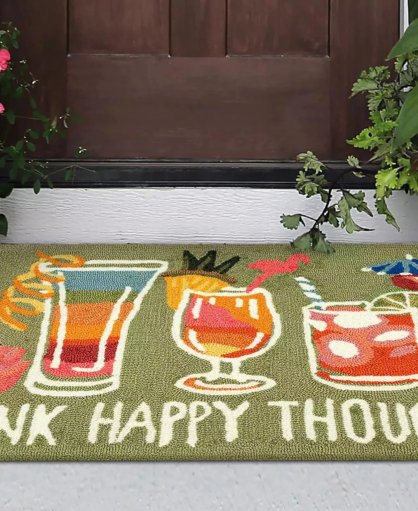 商品Liora Manne'|Frontporch Happy Drinks 1'8" x 2'6" Outdoor Area Rug,价格¥741,第4张图片详细描述