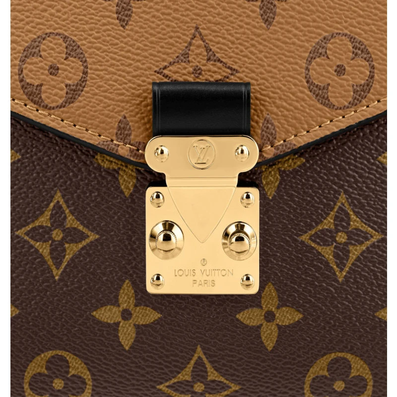 Louis Vuitton 路易威登 女士拼色老花帆布METIS 手袋邮差包 斜挎包 M44876 送礼好物 商品