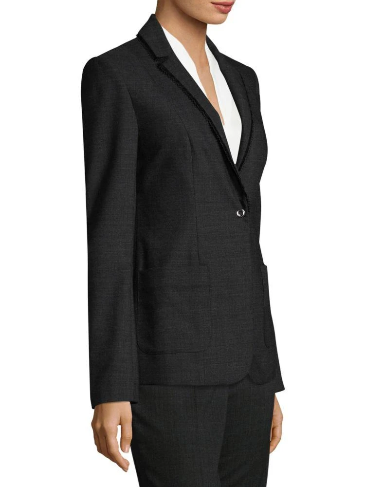 商品Tahari|Wendy One-Button Blazer,价格¥989,第3张图片详细描述
