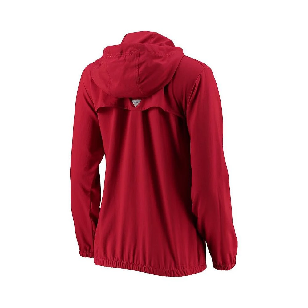 商品Columbia|Women's Crimson Alabama Crimson Tide Tamiami Sun-Protection Omni-Wick Pullover Hoodie,价格¥392,第3张图片详细描述