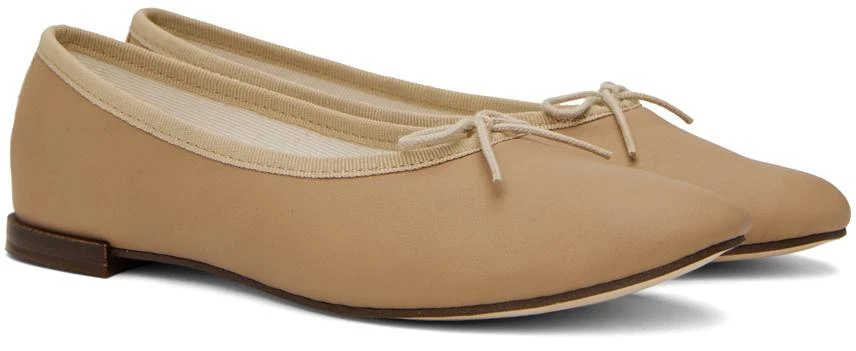 商品Repetto|SSENSE Exclusive Beige Lucien Ballerina Flats,价格¥1782,第4张图片详细描述