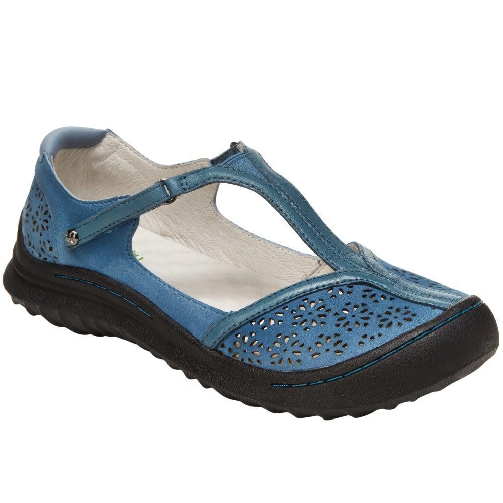 商品Jambu|Creek Perforated T-Strap Sandals,价格¥487,第2张图片详细描述
