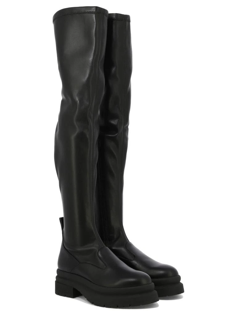 商品JW Anderson|JW Anderson Over-The-Knee Round Toe Boots,价格¥3077,第3张图片详细描述