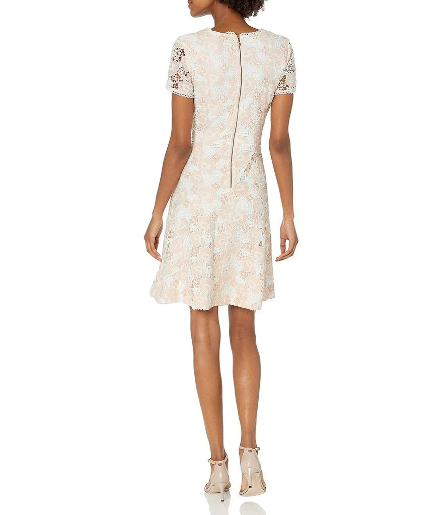 商品Karl Lagerfeld Paris|Women's Chemical Lace Fit and Flare Dress,价格¥1108,第2张图片详细描述