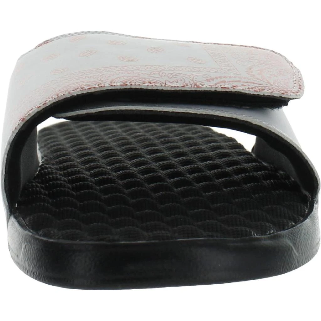 商品ISlide|ISlide Womens Mantra Slide Faux Leather Slip On Slide Sandals,价格¥61,第3张图片详细描述