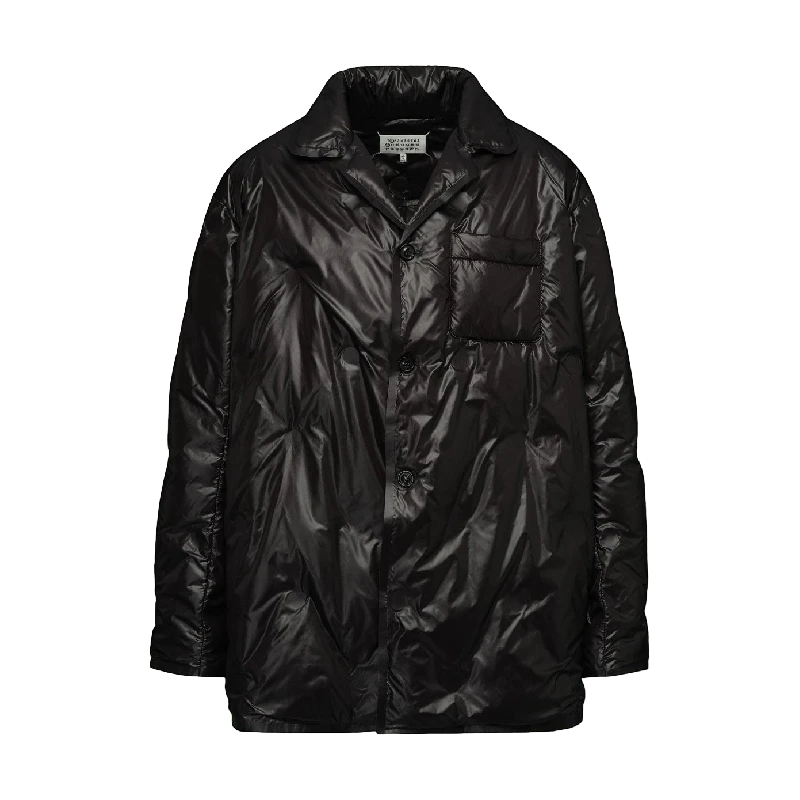 商品MAISON MARGIELA|包邮包税【预售7天发货】 MAISON MARGIELA 23秋冬 男士 羽绒服 Veste en nylon matelassé S50AM0592S60410900,价格¥20669,第1张图片