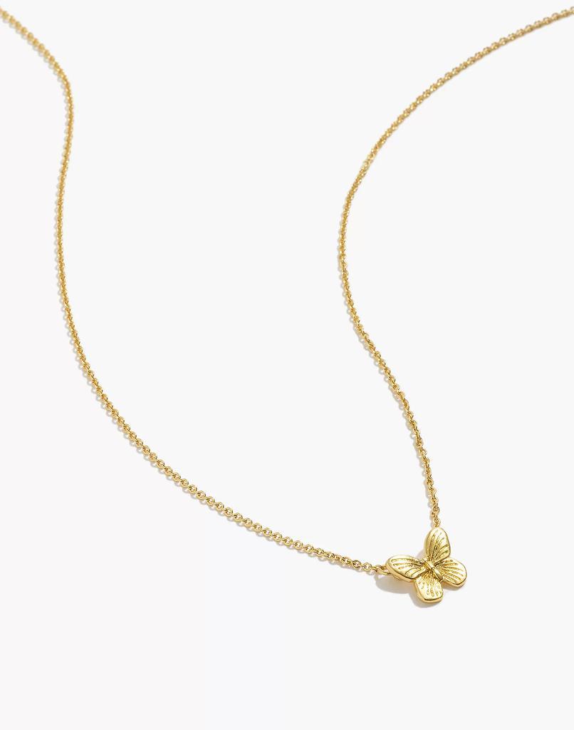 商品Madewell|Butterfly Pendant Necklace,价格¥184,第3张图片详细描述