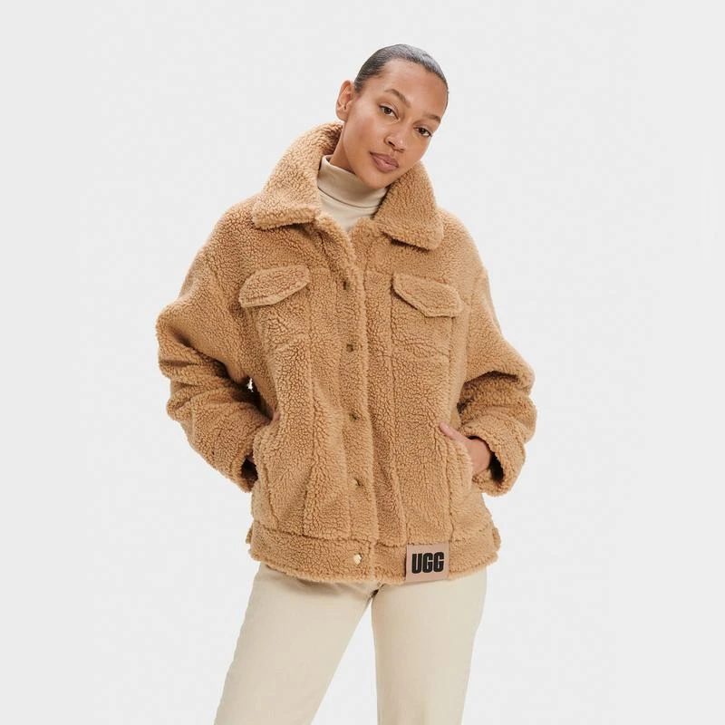 商品UGG|UGG Frankie Sherpa Trucker Jacket - Women's,价格¥1464,第1张图片