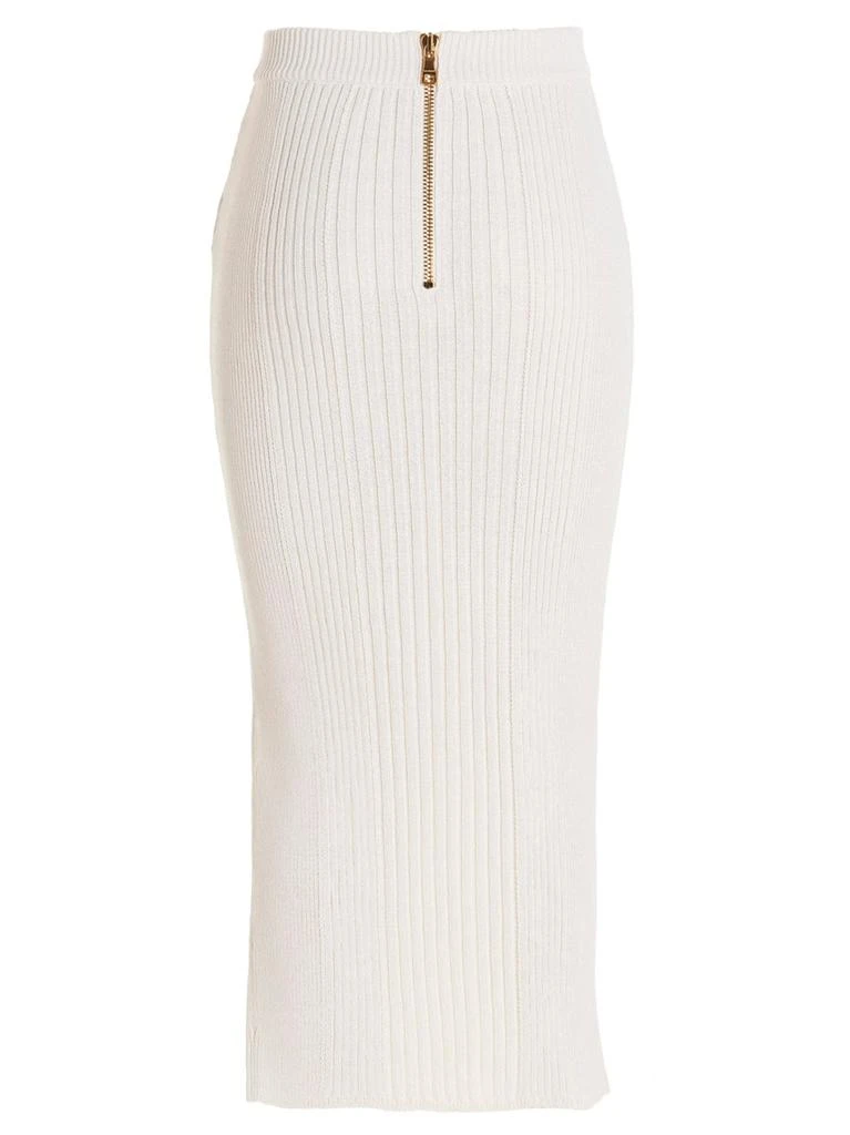 商品Balmain|Midi ribbed skirt,价格¥3097,第2张图片详细描述