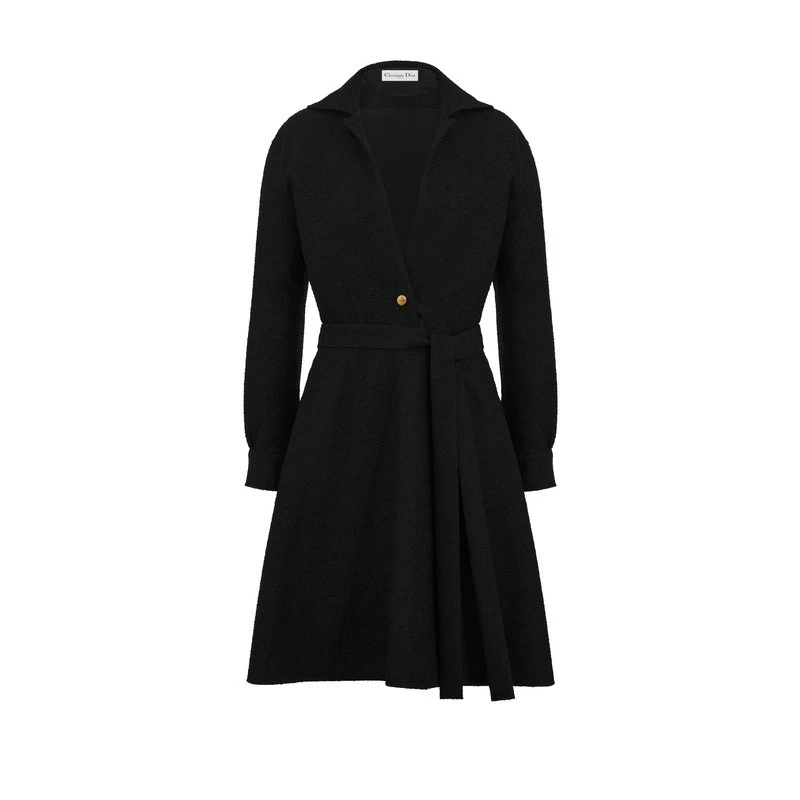 商品Dior|Dior 迪奥 女士黑色棉质连衣裙,价格¥31150,第1张图片