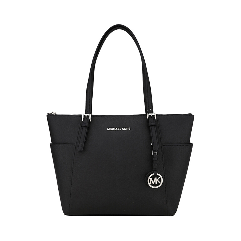 商品Michael Kors|Michael Kors 迈克高仕 Jet Set Item系列黑色牛皮女士手提单肩包 30F2STTT8L-BLACK,价格¥1067,第1张图片