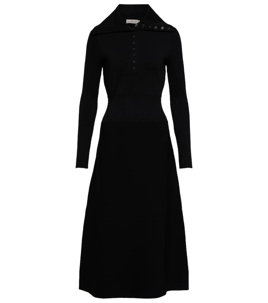 商品Tory Burch|喇叭针织中长连衣裙,价格¥3806,第1张图片