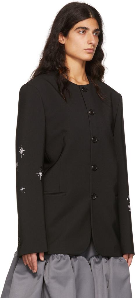 Black Polyester Jacket商品第2张图片规格展示