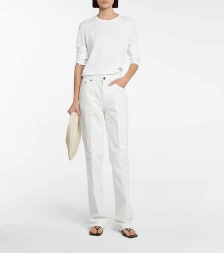 商品The Row|Shermann cotton-jersey top,价格¥4144,第2张图片详细描述