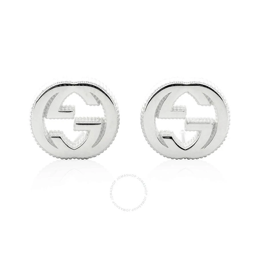 商品Gucci|Interlocking G earrings in silver,价格¥1845,第1张图片