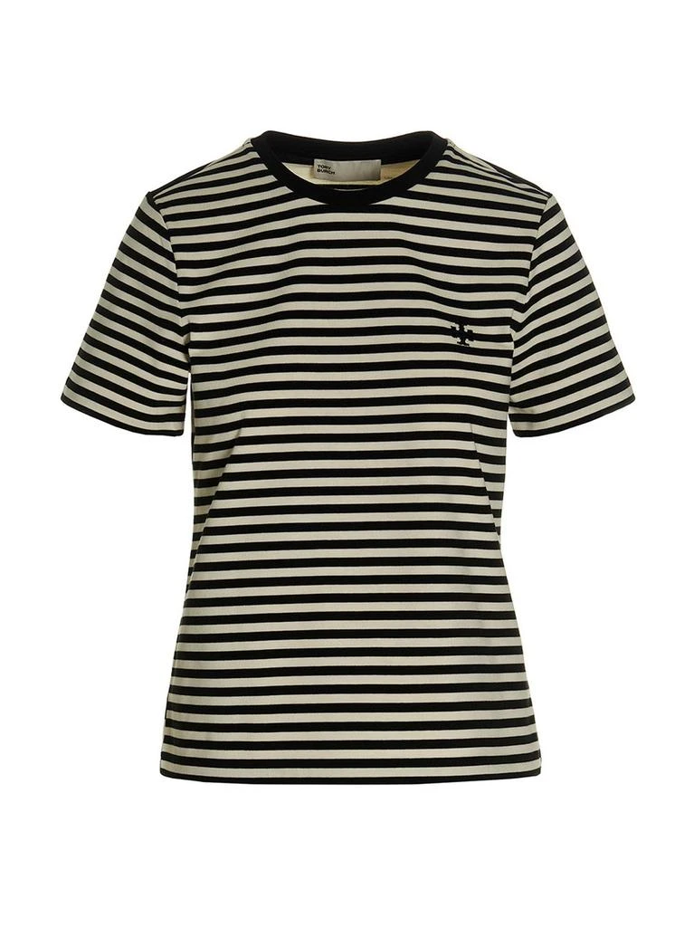 商品Tory Burch|Tory Burch Striped Crewneck T-Shirt,价格¥1137,第1张图片