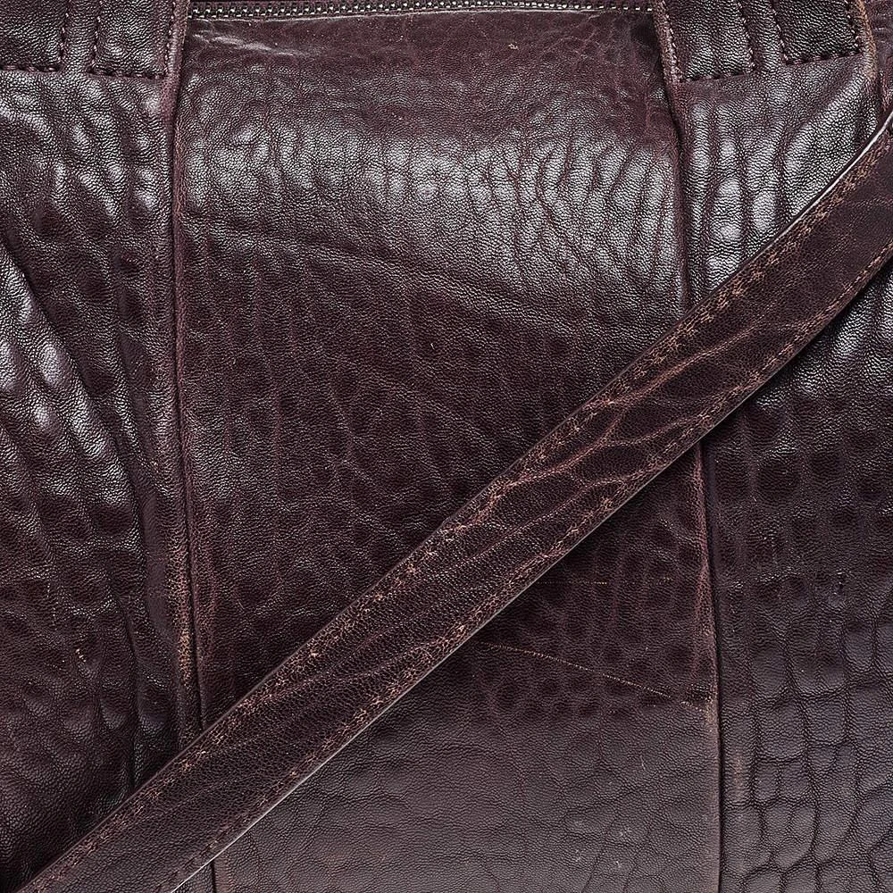 商品[二手商品] Alexander Wang|Alexander Wang Burgundy Leather Rocco Satchel,价格¥818,第5张图片详细描述