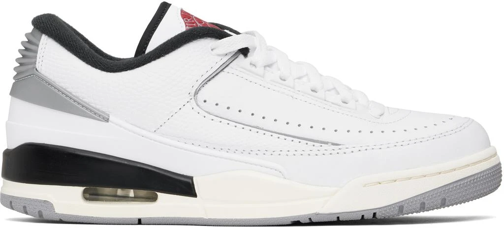 商品Jordan|White & Gray Jordan 2/3 Sneakers,价格¥1030,第1张图片