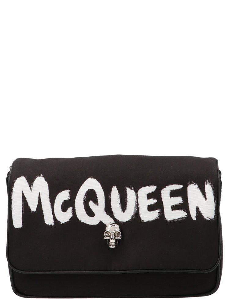 Alexander McQueen | Alexander McQueen Graffiti Skull Small Shoulder Bag 4067.92元 商品图片