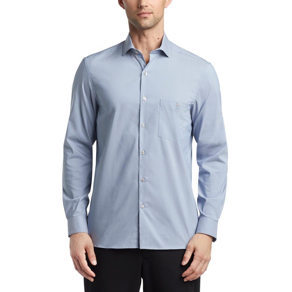 商品Van Heusen|Men's Even Temperature Never Tuck Slim Fit Dress Shirt,价格¥203,第1张图片