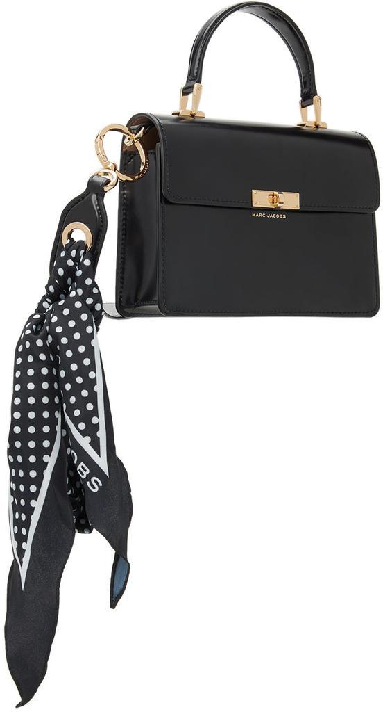 商品Marc Jacobs|黑色抛光小牛皮手提包,价格¥2923,第4张图片详细描述