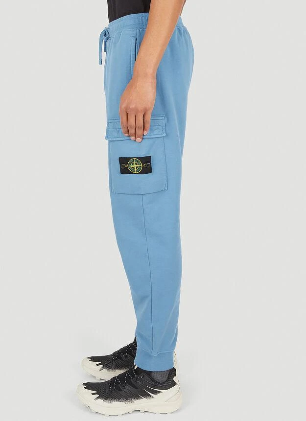 商品Stone Island|Cargo Track Pants in Light Blue,价格¥1268,第3张图片详细描述