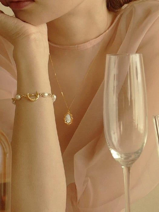 商品FLOWOOM|Starry Mirror Necklace,价格¥1420,第2张图片详细描述