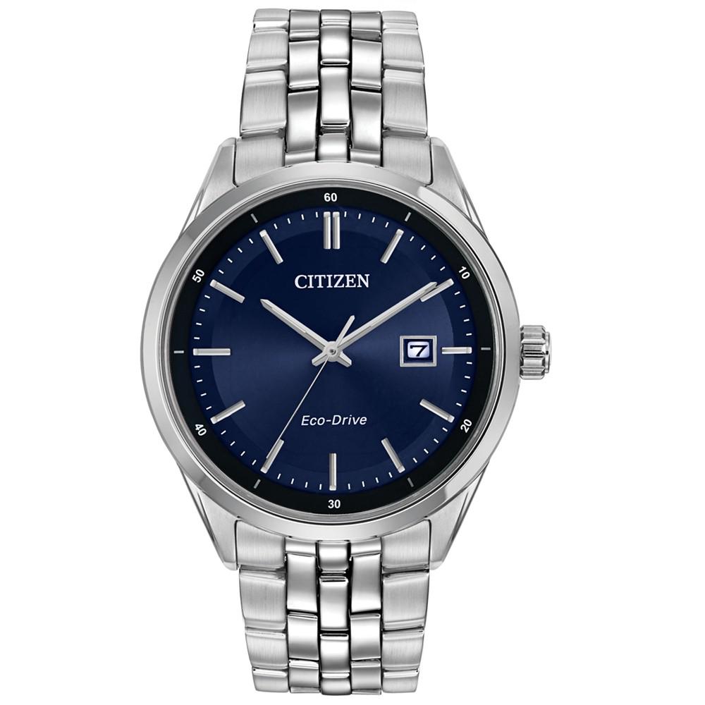 Men's Eco-Drive Stainless Steel Bracelet Watch 41mm BM7251-53L商品第1张图片规格展示