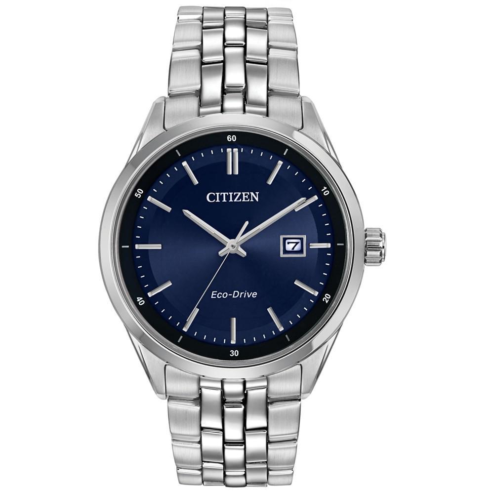 商品Citizen|Men's Eco-Drive Stainless Steel Bracelet Watch 41mm BM7251-53L,价格¥1769,第1张图片