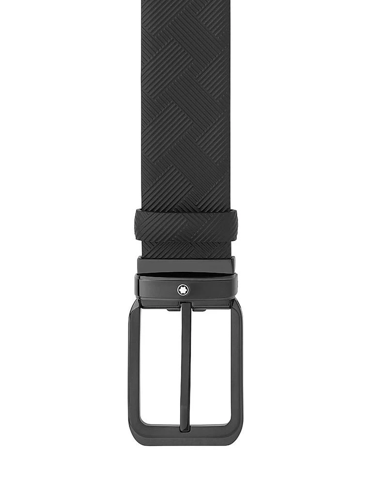 商品MontBlanc|Branded Buckle Leather Cut-to-Size Reversible Belt,价格¥3200,第2张图片详细描述