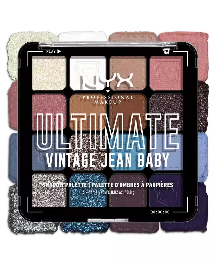 商品NYX Professional Makeup|Ultimate Shadow Palette - Vintage Jean Baby,价格¥150,第4张图片详细描述