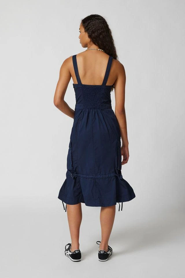 商品Urban Outfitters|UO Libby Ruched Midi Dress,价格¥152,第4张图片详细描述