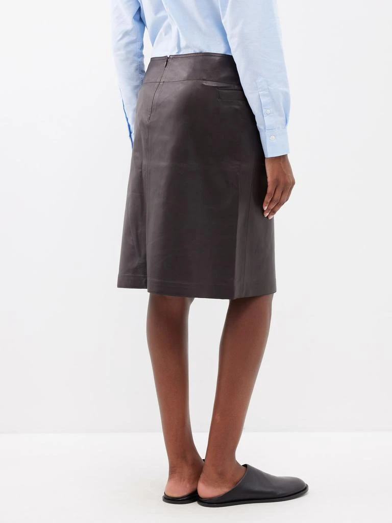 商品Studio Nicholson|Tumba leather pencil skirt,价格¥8672,第5张图片详细描述