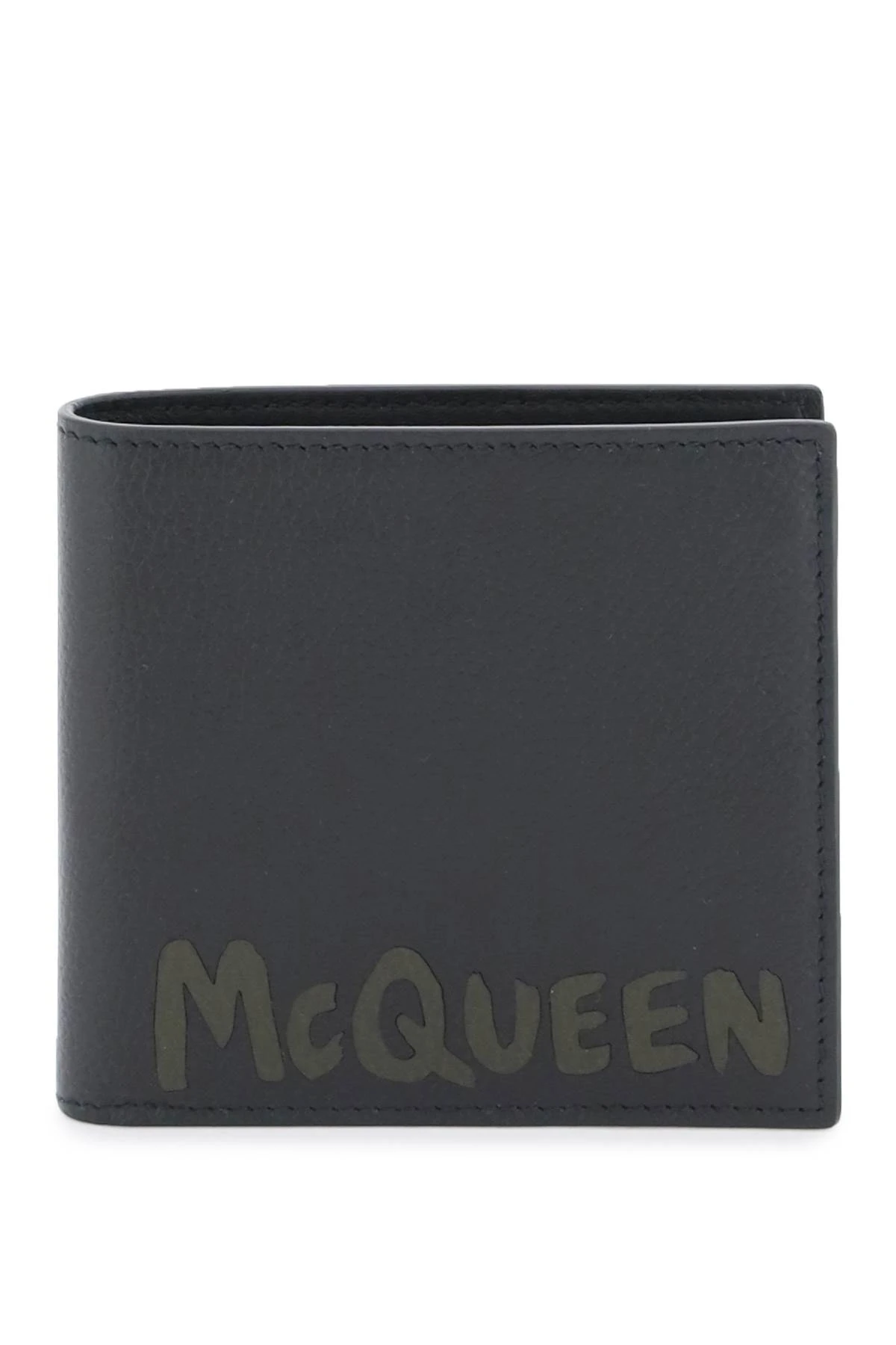 商品Alexander McQueen|graffiti bi-fold wallet 602137 1AAQ5,价格¥1374,第1张图片