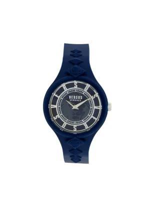 商品Versus Versace|39MM Stainless Steel & Silicone Strap Watch,价格¥554,第1张图片