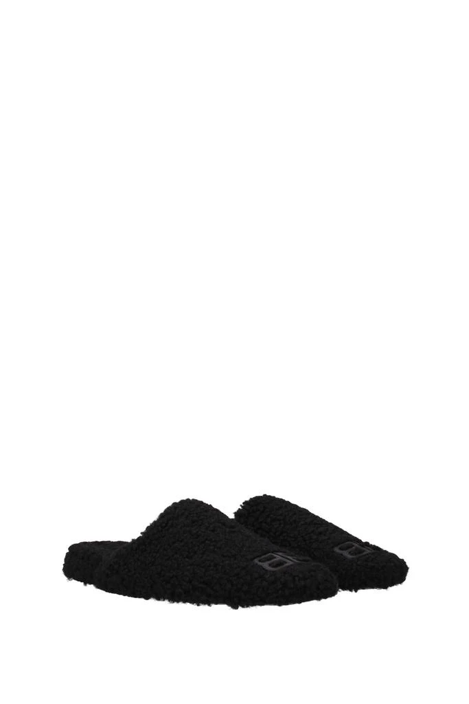 商品Balenciaga|Slippers and clogs Eco Fur Black,价格¥4275,第2张图片详细描述