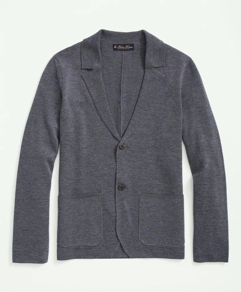 商品Brooks Brothers|Fine Merino Wool Sweater Blazer,价格¥1239,第1张图片