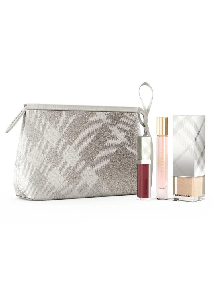 商品Burberry|Festive Beauty Three-Piece Pouch Set,价格¥593,第1张图片