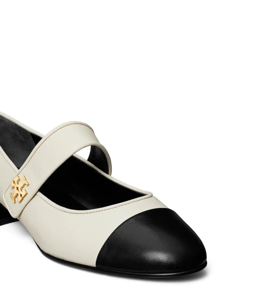 商品Tory Burch|Cap-Toe Mary Jane Heel Ballet 25mm,价格¥2262,第4张图片详细描述