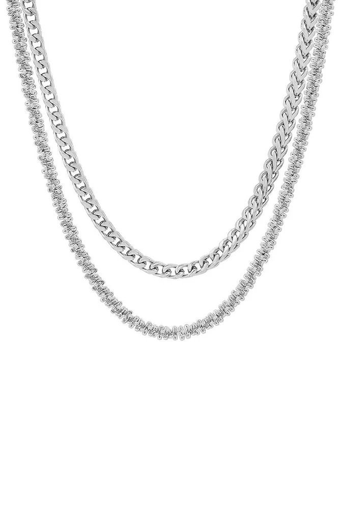商品HMY JEWELRY|Layered Mixed Chain Necklace,价格¥330,第1张图片